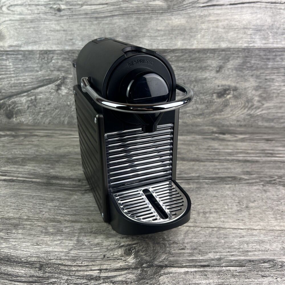 Nespresso Pixie C61 Espresso/Coffee Maker/Machine Black Cleaned/Tested